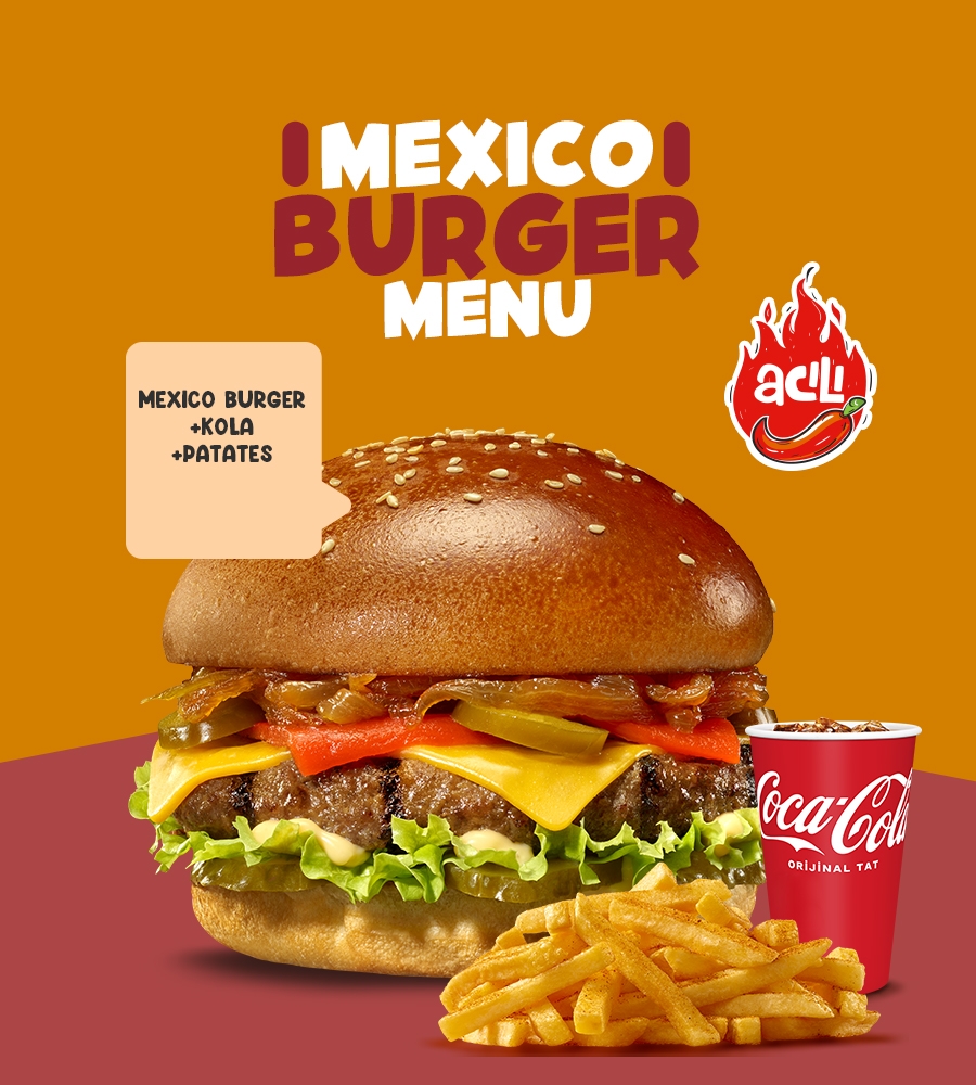 MEXICO BURGER MENU